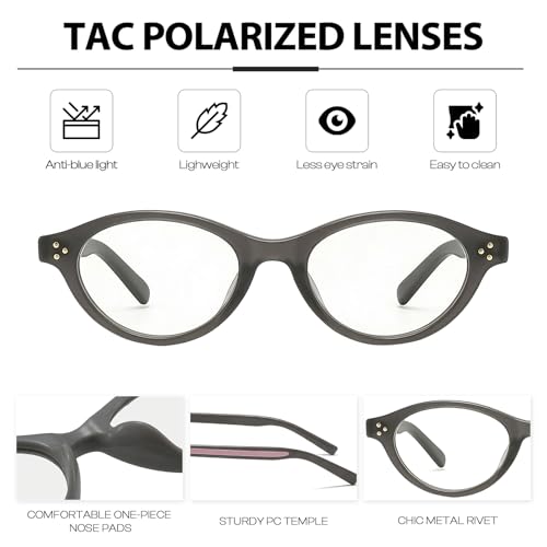 Image of DreamCalf Office-Siren Blue Light Glasses for Women Y2K Fake Glasses