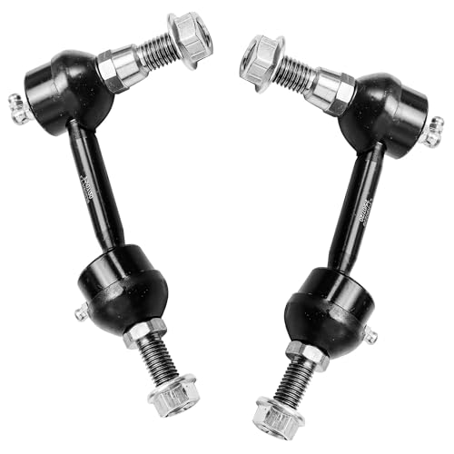Image of Detroit Axle - 8pc Front End Suspension Kit for 2003-2004 Ford Expedition Lincoln Navigator 2 Upper Control Arms w /Ball Joints 2 Lower Ball Joints 2 Sway Bar Links 2 Outer Tie Rods Replacement