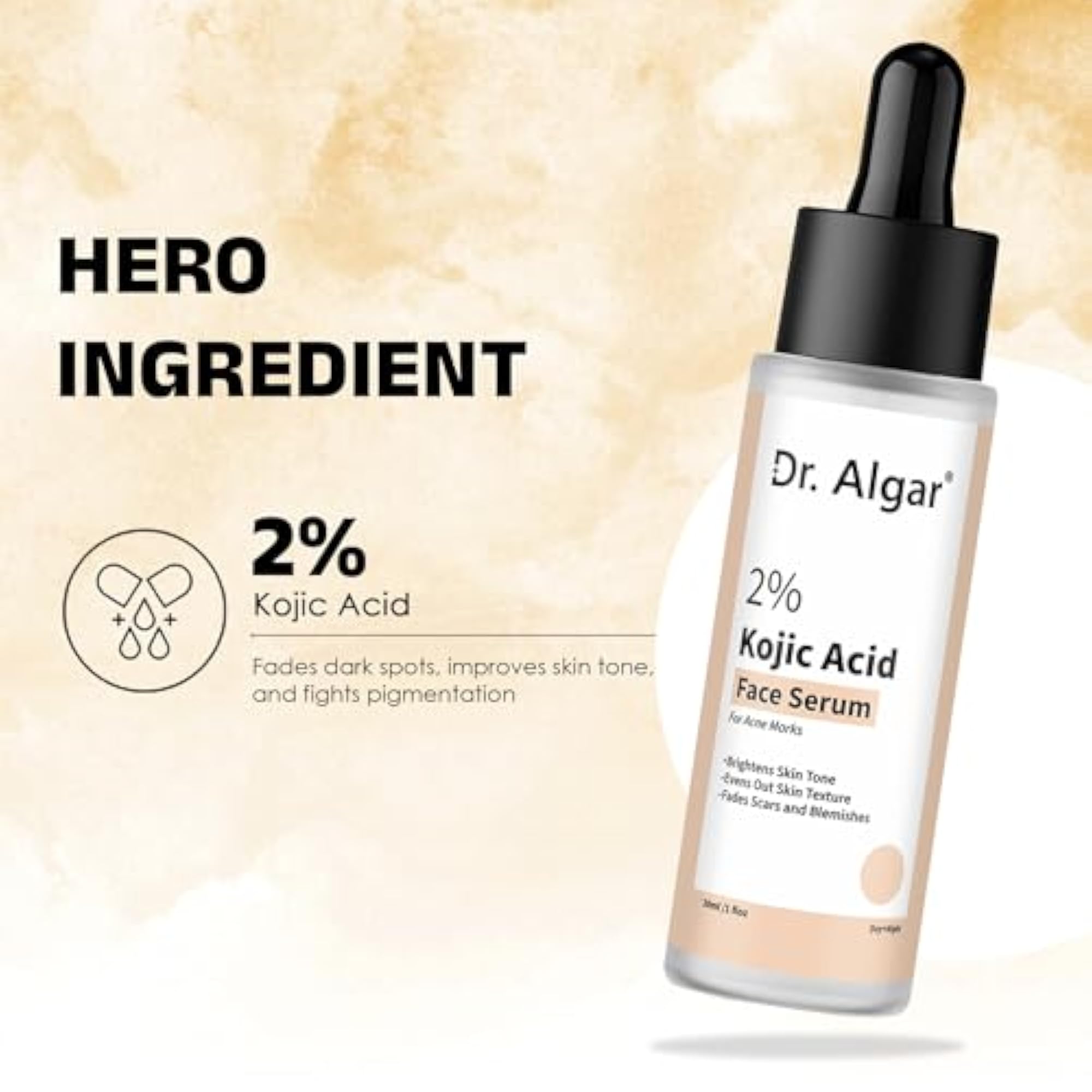 Kojic Acid Face Serum + HOCL Spray, Skin Care Combo
