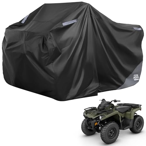 KEMIMOTO Housse de protection universelle pour quad, imperméable et protection UV, convient pour Polaris Sportsman 570 450, Fourtrax Can-Am, Kawasaki, Arctic...