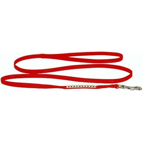 Hamilton Rhinestone Cat Lead in Red Cover