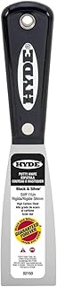 Hyde Black and Silver 02150 1-1/2-Inch Putty Stiff Knife, Pack of 5 (1 1/2 Inch)