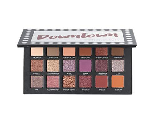 Iconic Beauty Los Angeles 18 Color Eyeshadow Palette, Downtown, 7.16 Ounce