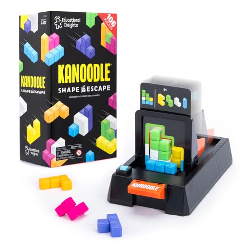 Learning Resources Kanoodle Knobelspiel ab 7 Jahren Reisespiel für Kinder 3D Logikspiel mit Timer Denkspiel Puzzle 100+ Herausforderungen Geschicklichkeitsspiel für unterwegs