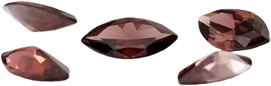 JIANGYUANGEMS Marquise Cut 5A Loose CZ Gemstones Synthetic Cubic Zirconia Stones for Jewelry Making