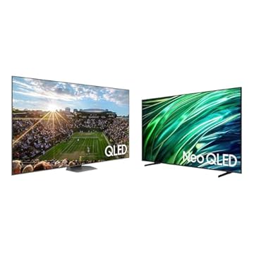 Smart TV 98 polegadas QLED Super Big 4K 98Q80C 2023 + AI TV 55" Neo QLED 4K 55QNX1 2024 Combo