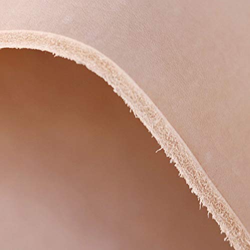 Veg-Tanned Cowhide Leather Piece For Tooling Crafting Hobby Workshop Medium Weight (3.5 To 4.0 Mm) Pre-Cut (8.7"X14.2") #TOP4