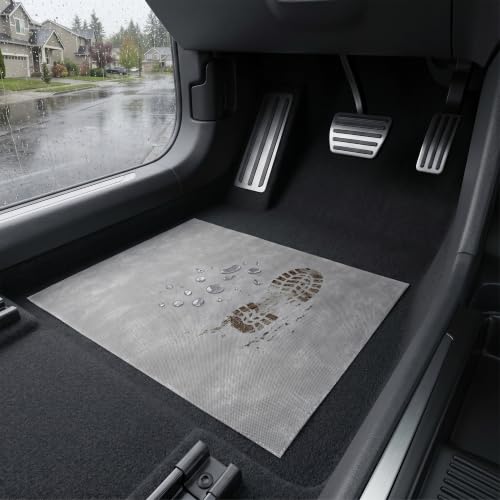 Tapis de sol pour voiture jetable en tissu non tissé antidérapant pour protection auto x100