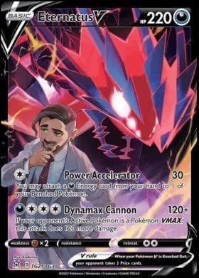 Pokemon - Eternatus V - TG21 - Galería de Entrenadores - Origen Perdido - Tarjeta Holo Foil Full Art