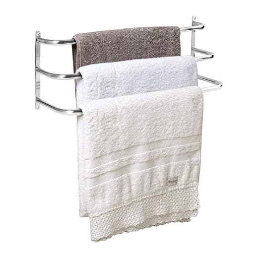 Porta Toalhas Toalheiro Triplo Para Porta Ou Parede 48cm