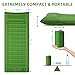 FNARMW Camping Sleeping Pad, Extra Thick 5 Inch Camping Mat with Pillow Built-in Foot Pump Inflatable Sleeping Pads Compact for Camping Backpacking Hiking Traveling Tent（Green）