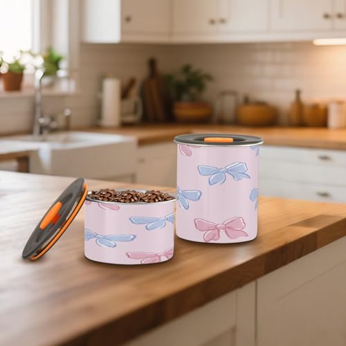 ATTX Lata para Café de Acero Inoxidable 900 ml con Tapa Hermética miniatura 6