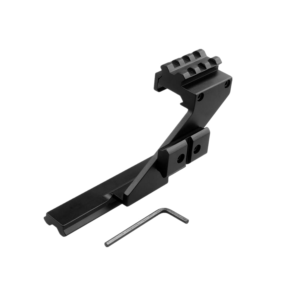 Aluminium 21mm Picatinny Rail Mount for Pistol Sight Mounts with Front Accessory