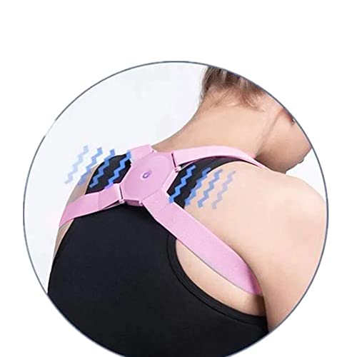 Corretor Postural com Sensor Vibratorio Inteligente Ajustavel Colete Cinta Criança Adulto Postura Co