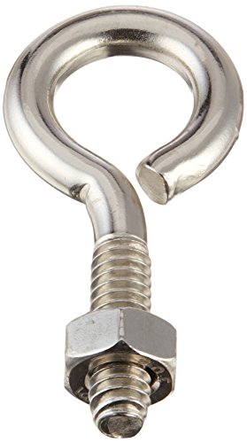 Image of National Hardware N221-572 2161BC Eye Bolt in Stainless Steel,1 /4 inch x 2 inch