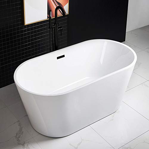 Woodbridge Bta1514-Mb-Drain &O Bathtub, Matte Black #TOP3