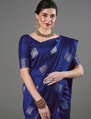 Image of Flosive Woven Kanjivaram Silk Saree With Border