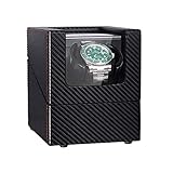 ★ Dos modos de fuente de alimentación: deshágase de los problemas de funcionamiento en una ubicación fija, este devanado de caja de reloj funciona con un adaptador de CA de 100-220 V o 2 pilas AA.No utilice dos formas de carga de energía al mismo tiempo.