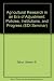 Produktbild Agricultural Research in an Era of Adjustment: Policies, Institutions, and Progress (Edi Seminar Series)