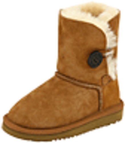 UGG Girls Bailey Button Toddler Chestnut Winter Boot - 12
