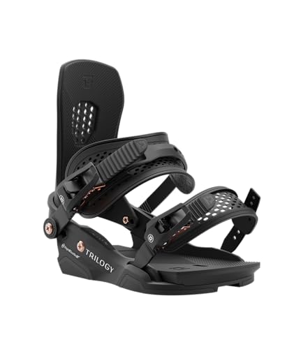 Union Trilogy Women's Snowboard Bindings, Black 25, Large