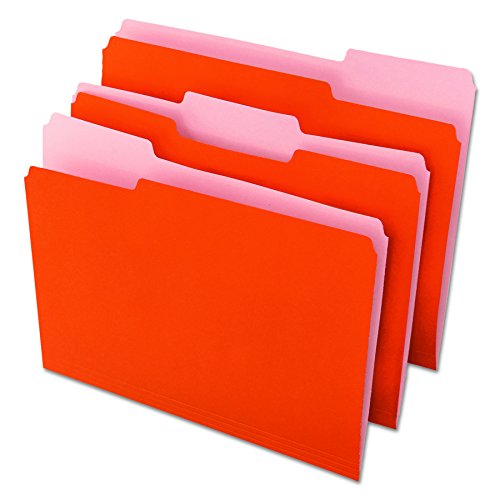 Dossier suspendu Universel One Orange en carton rigide pour classement de bureau