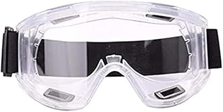 Safety Goggles - Safety Goggles - Safety Goggles - Dust & Shock Protection Glasses - For Motorcycles, Labs, Labs, Construction Works, Sites & More (Big Shaft) - by KaberTrade