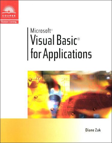 VISUAL BASIC FOR APPLICATIONS1/E: 9780619000202: Computer Science Books ...