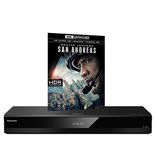 Panasonic DP-UB820 MULTIREGION for DVD Blu-ray Player Bundle with San Andreas Ultra HD 4K Blu-ray Disc