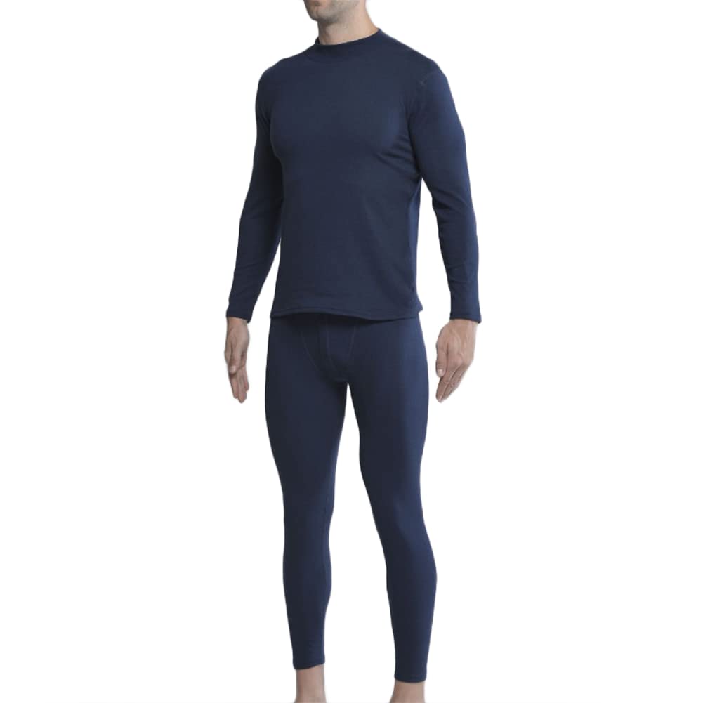 Ropa Interior Térmica para Hombre largos ultra suaves, capas base cálidas con forro polar para clima frío para Ski Montaña Esquí Running L-4XL
