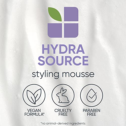 Biolage 884486383303 Hydra Source Styling Mousse | Provides Body & Natural Movement | Medium Hold | For Dry Hair thumb #5