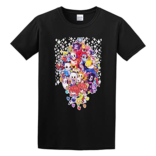 Undertale - Camiseta unisex para hombre, color negro, Negro , L