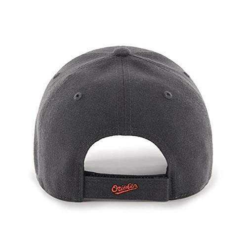 Gorra MLB Baltimore Orioles Ajustable Gris Oscuro y Naranja miniatura 2