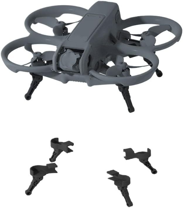 AVATA 2 Landing Gear,Drone Accessories,Foldable Quick Release Extended Landing Legs Kit for DJI Avata 2,Extension Heightened Landing Gear Protection Bracket