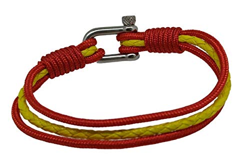 Gemelolandia | Pulseras de Tela de la P.U y Cabo España 21cm | Regalo Original | Ideal Para Bodas, Aniversarios, Fiestas, Despedidas de Solteros