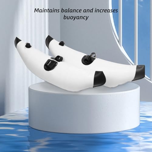 Image of Inflatable Kayak Stabilizer Outrigger Kit for Kayak and Canoe Accessories White for Inflatable Boat for Outdoor Paddling Fishing and Boating (White)