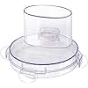 DLC-10 Series Work Bowl Cover 7-Cup DLC-117BGTXT-1 Food Processor Replacement Parts for Tritan Cuisinart,This Cover Features 4 Tabs On The Bottom Rim,Will Only Work With a Tritan Workbowl
