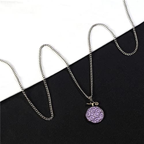 Devil Fruit Clavicle Necklace - European & American High-End Stitching, Unisex Hip-Hop Street Wild4