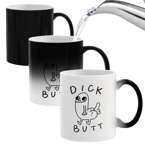 YXOTJHS Funny Coffee Mug, Gag Gift Heat Changing Mugs, White Elephant Gifts For Adults, Unusual...