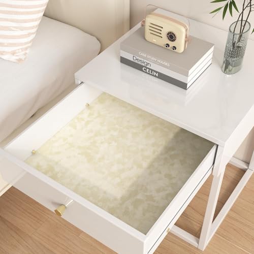 Papier peint autocollant doux en feutre beige amovible pour rénovation de commode