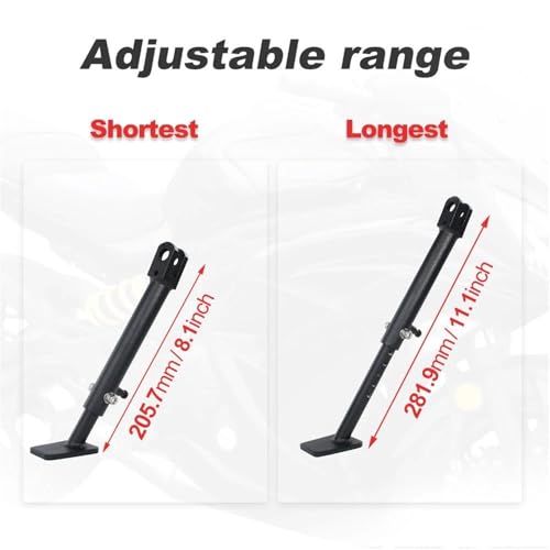 Béquille support latéral pour sécuriser la Ninja 650 et ER6n - 3