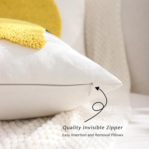 Housse de coussin brodée de qualité supérieure 45x45 cm pour canapé chic rustique - 6