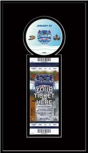 NHL Los Angeles Kings 2014 Stadium Series Ducks vs. Kings Single Ticket Frame