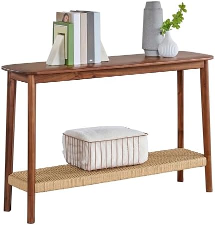 Alaterre Furniture Calais 48 Inch Solid Wood Entryway Table with ...