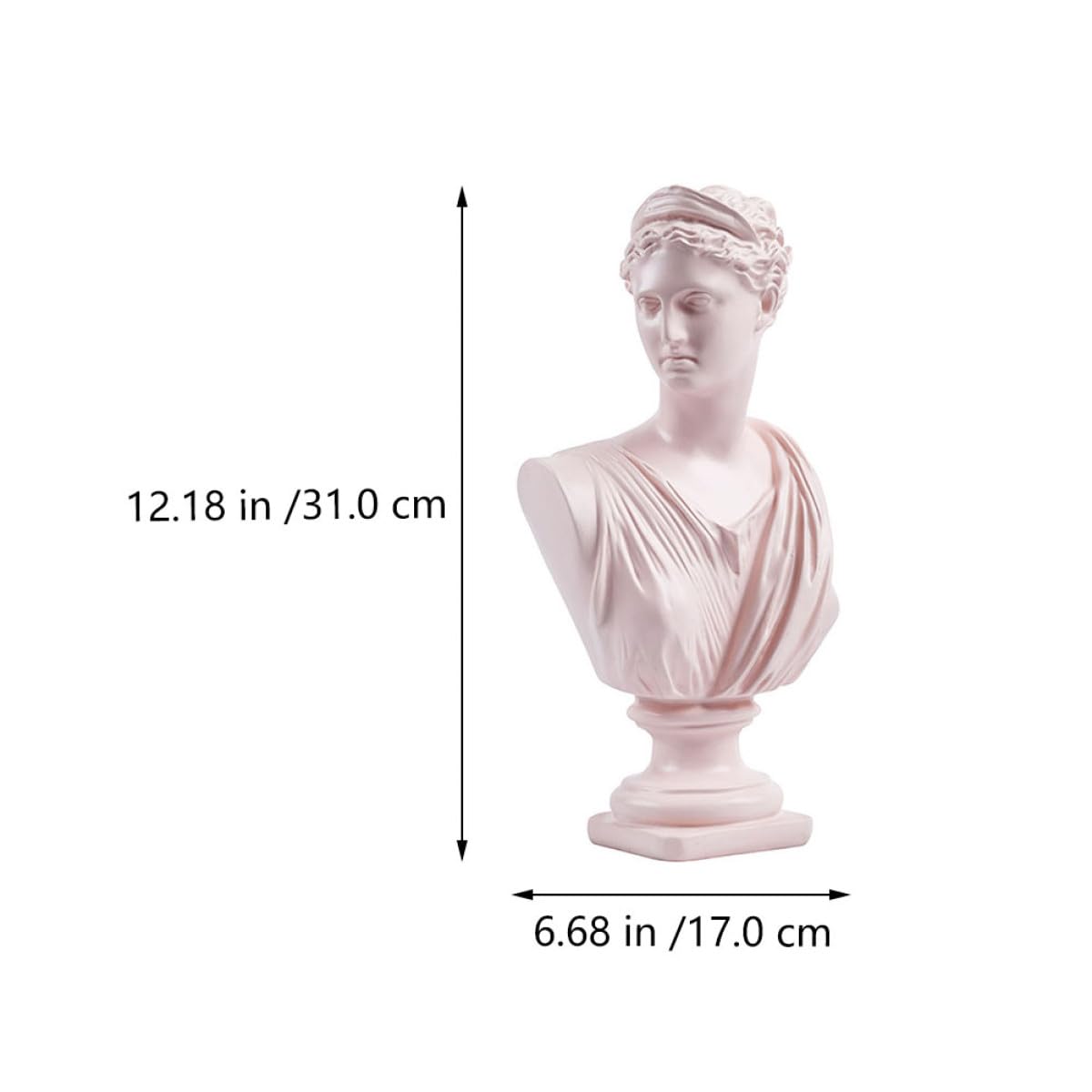 Statua Busto Decorativa in Resina per Casa, Classico
