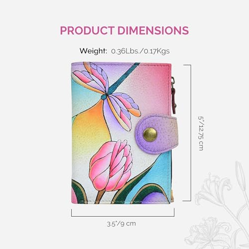 Anna by Anuschka womens 1700 Hand Painted Original Artwork, Dragonfly Glass, One Size US by Anna by Anuschka - Image 6