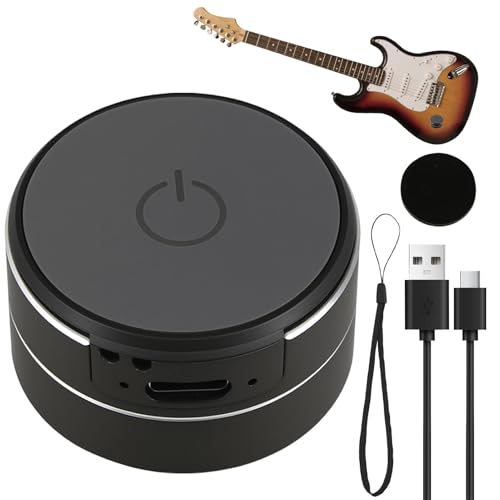 Mini Altavoz Conducción Ósea Sonido Mágico Bluetooth Portátil Sonido Estéreo ,Micrófono Integrado, Conexión de Altavoces Dual 360° Sonido Envolvente para Viajes, Camping, Ducha ，Oficina，Fiesta，Playa