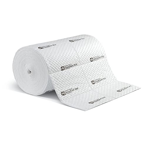 PIG Fat Mat | Oil Absorbent Mat Roll | Absorbs up to 40 Gallons | Oil Absorbing Extremeweight Mat Roll | 75 L x 32