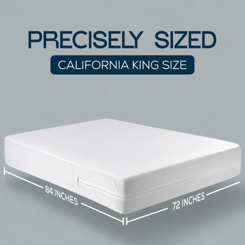 Image of Bulk 10-Pack Hotel California King Mattress Encasement 100% Waterproof f