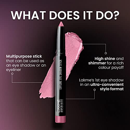 Lakme Absolute Explore EyeShadow Stick Champagne 1.4g - Image 6